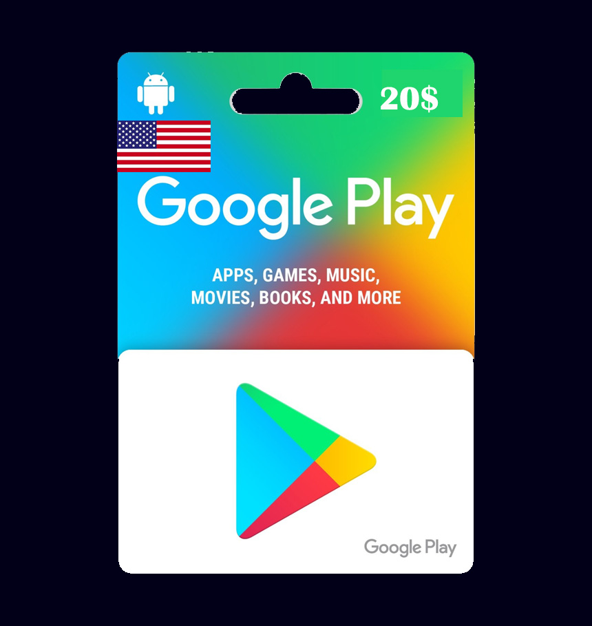 20$ Google Play gift card.