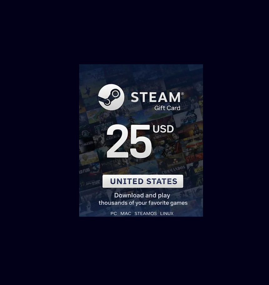 25$ Steam gift card.