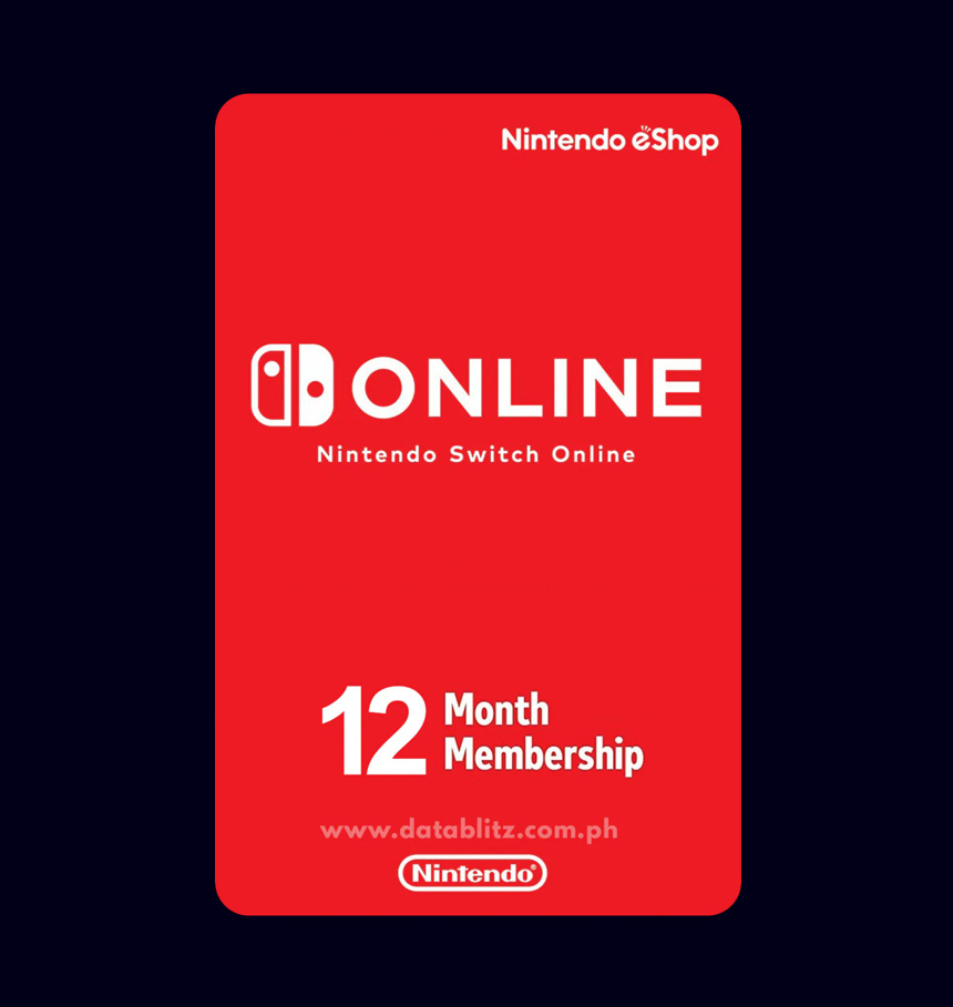 Nintendo eShop 12-month membership.