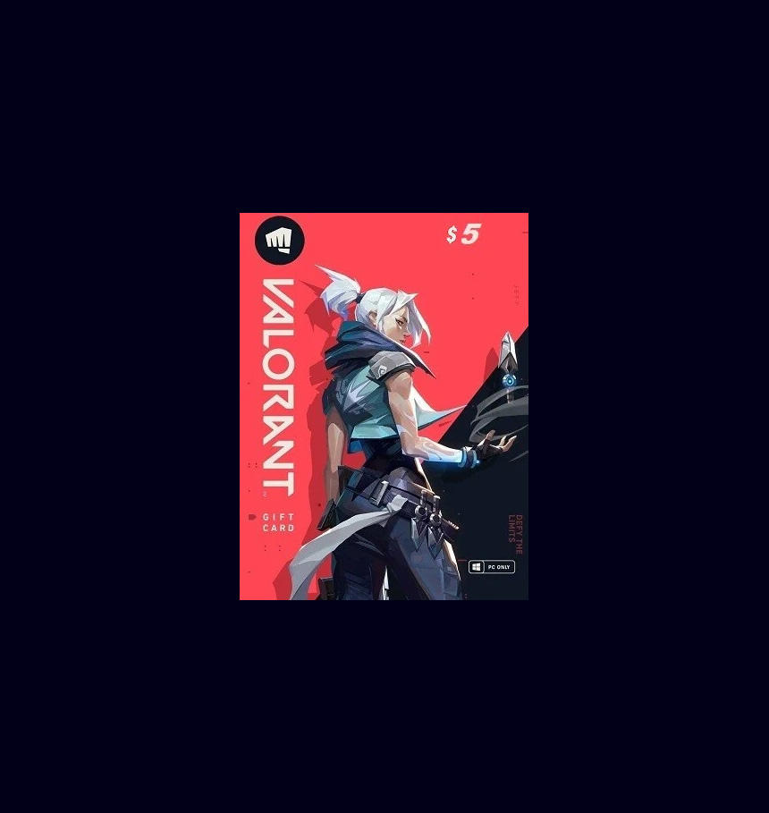 5$ Valorant gift card.