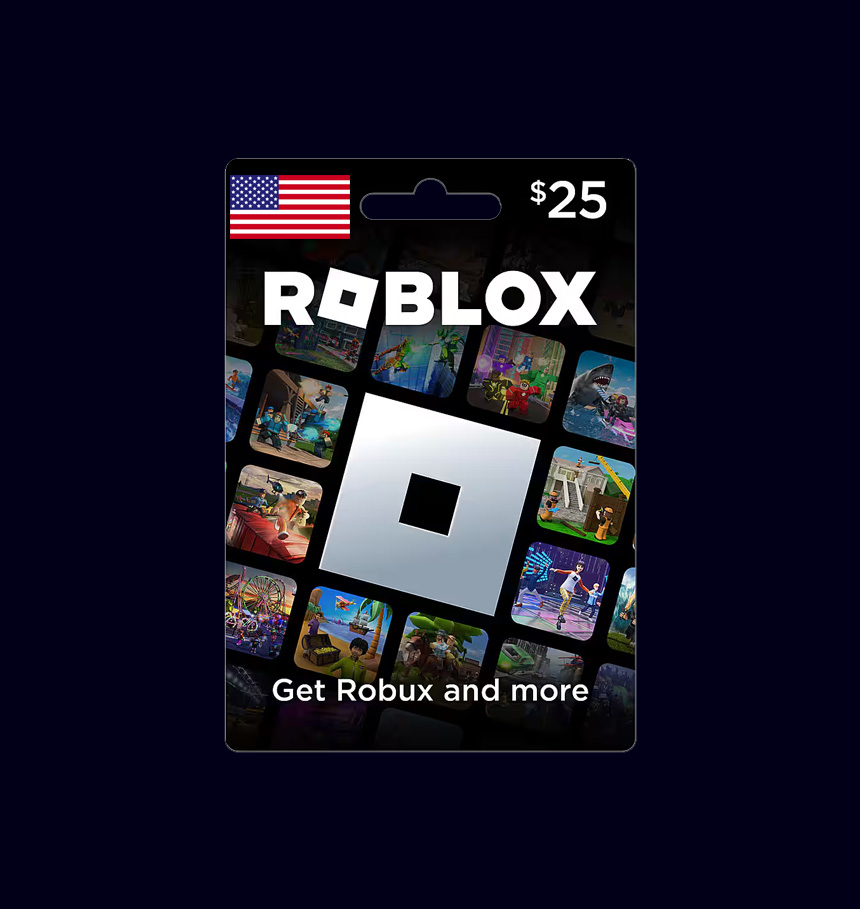 25$ Roblox gift card.