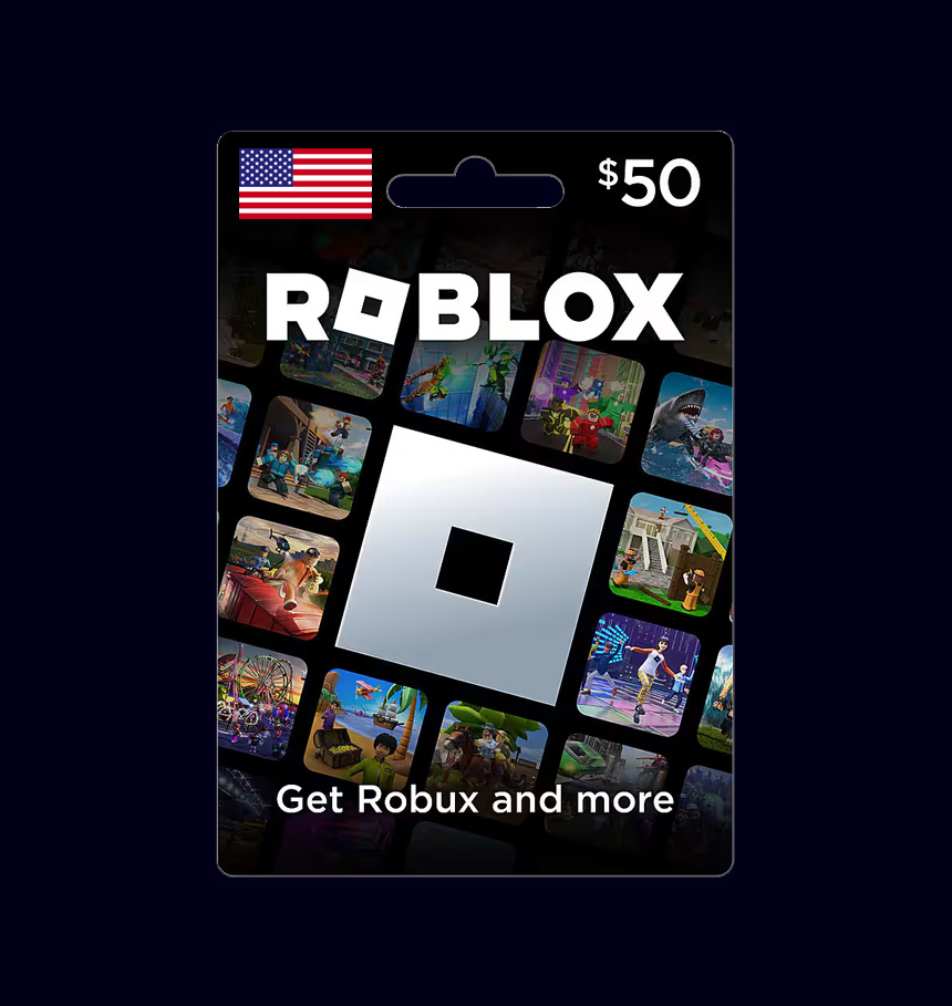 50$ Roblox gift card.