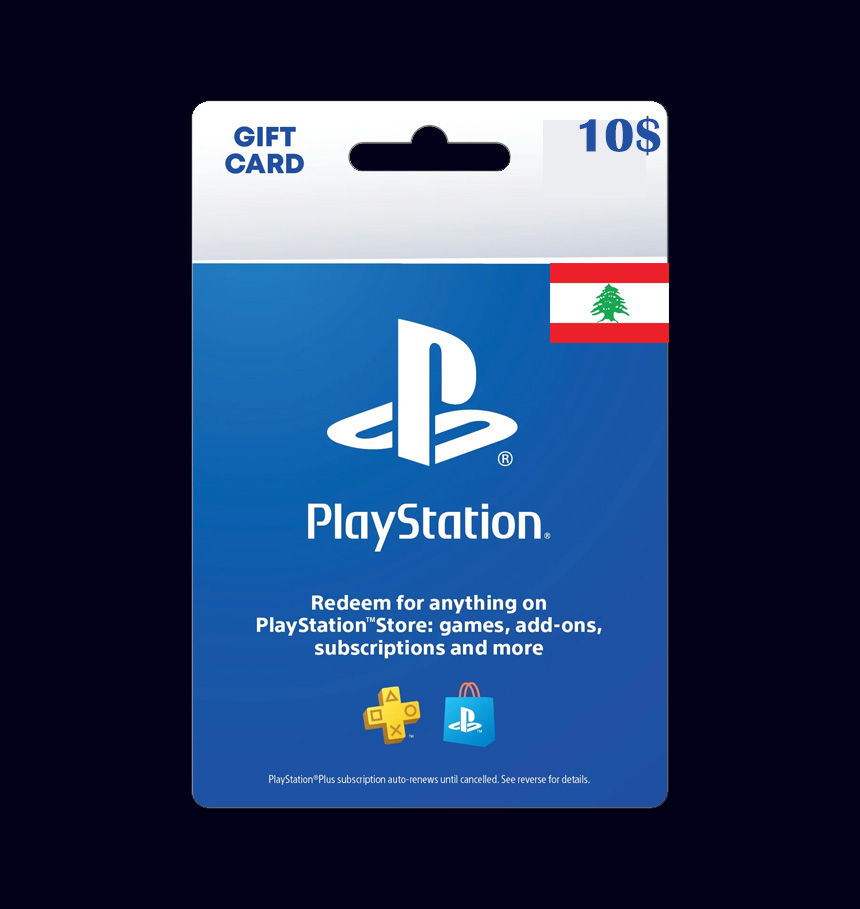 10$ PlayStation gift card.