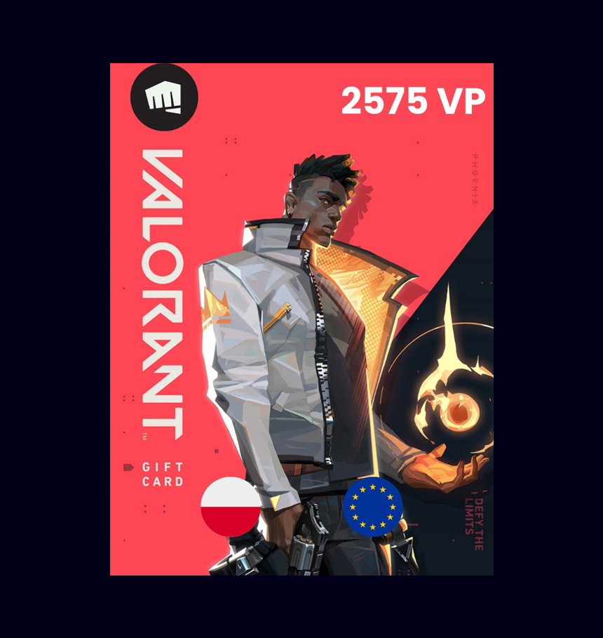 2575VP Valorant gift card.